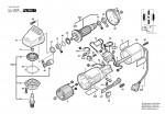 Bosch 0 603 278 483 Pws 550 Angle Grinder 230 V / Eu Spare Parts